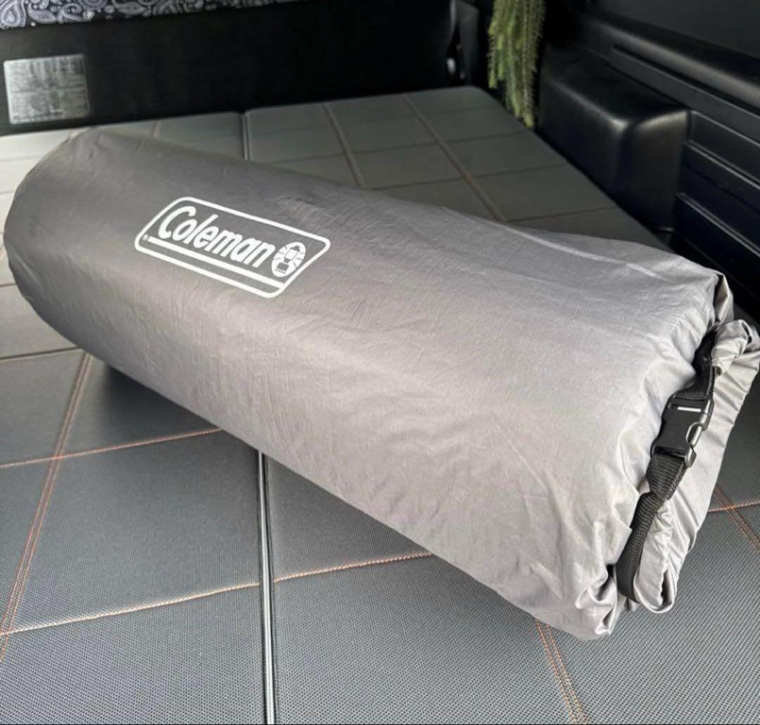 Coleman キャンピングインフレーター マット シングル　グレー
