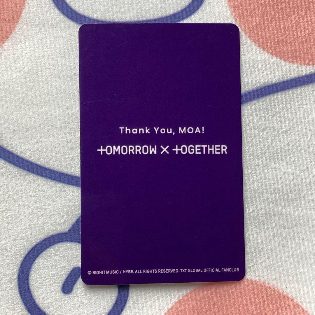 2024 TXT ボムギュ FC MOA membership トレカ