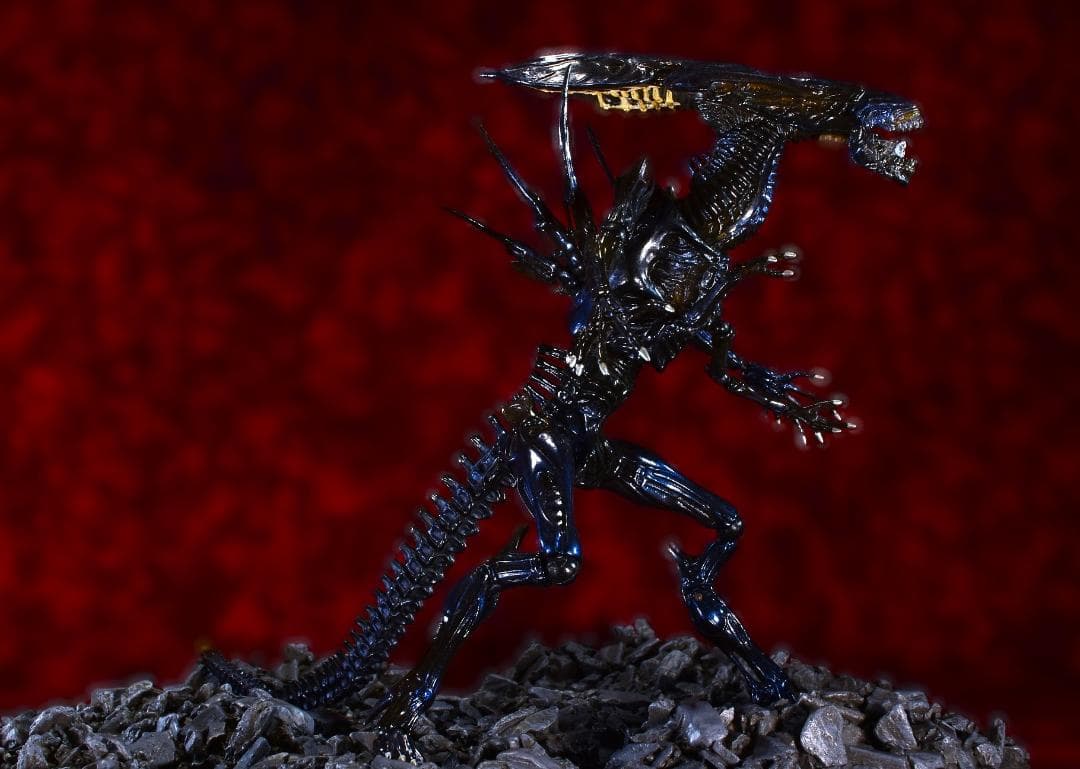 中古 リボルテック　エイリアンクィーン&ウォーリアー