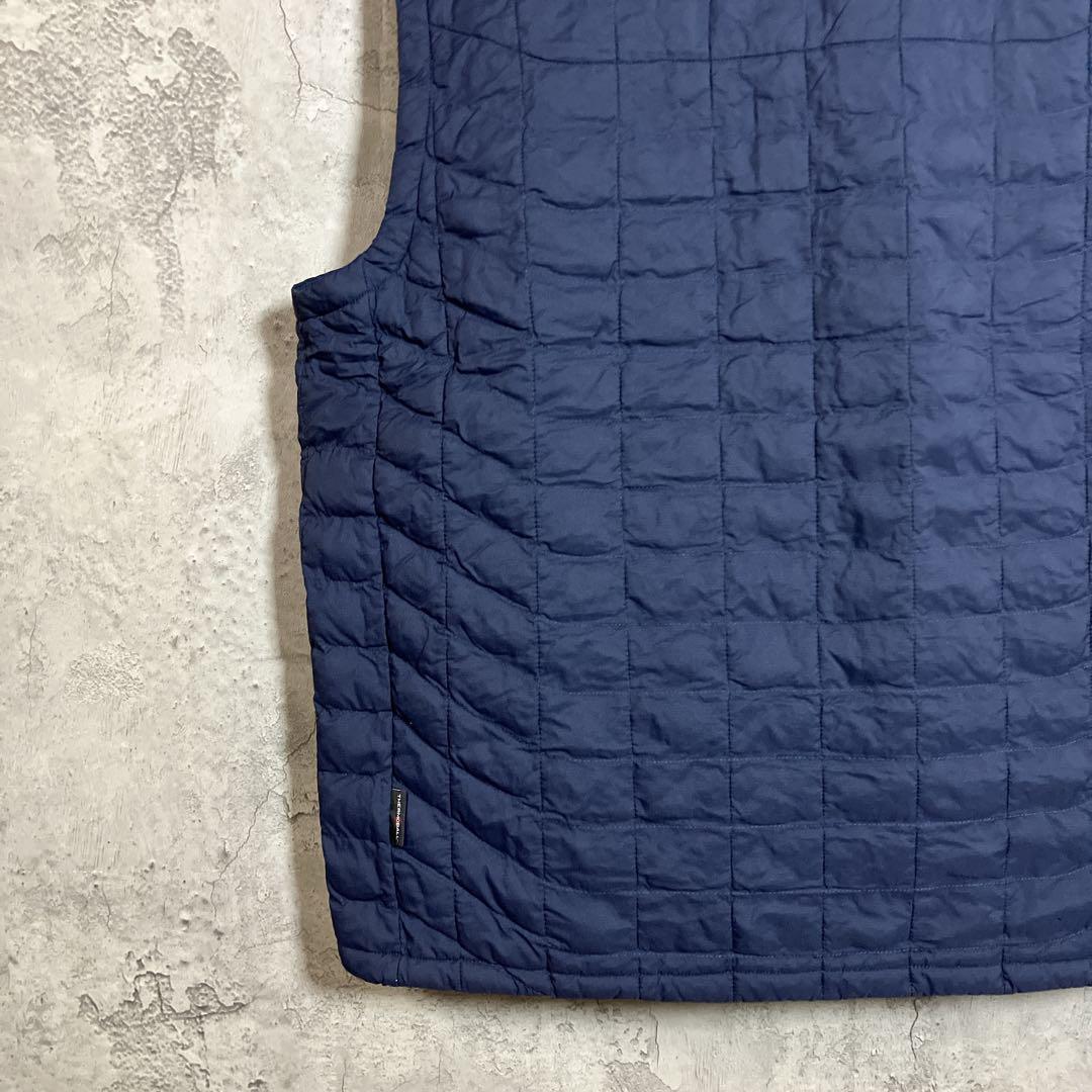 ザノースフェイス　ダウンベスト　ベスト　THERMOBALL 紺色　メンズL