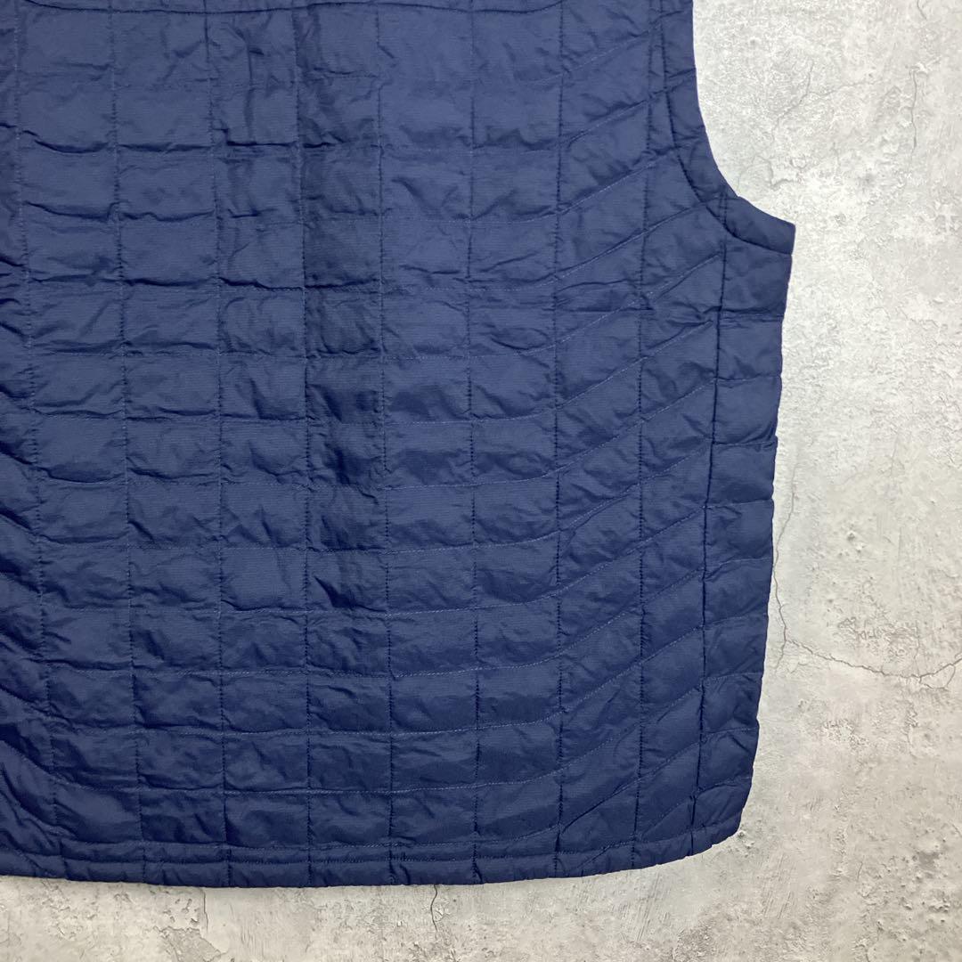 ザノースフェイス　ダウンベスト　ベスト　THERMOBALL 紺色　メンズL