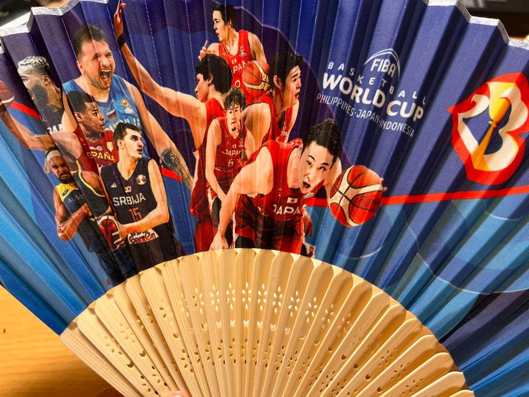 バスケW杯2023 限定扇子