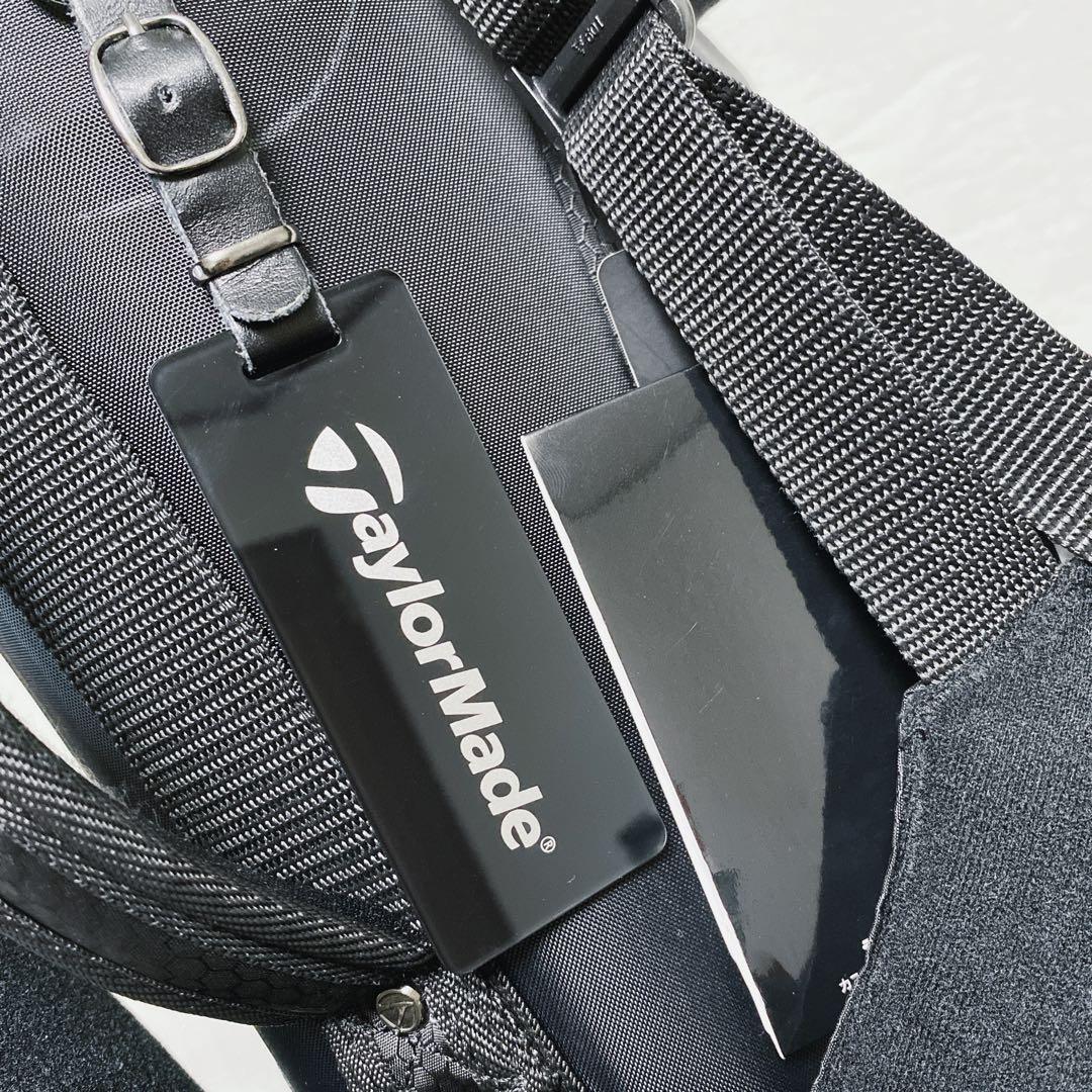 美品　TaylorMade　スタンド付キャディバッグ　9.5型　タグ付　ブラック