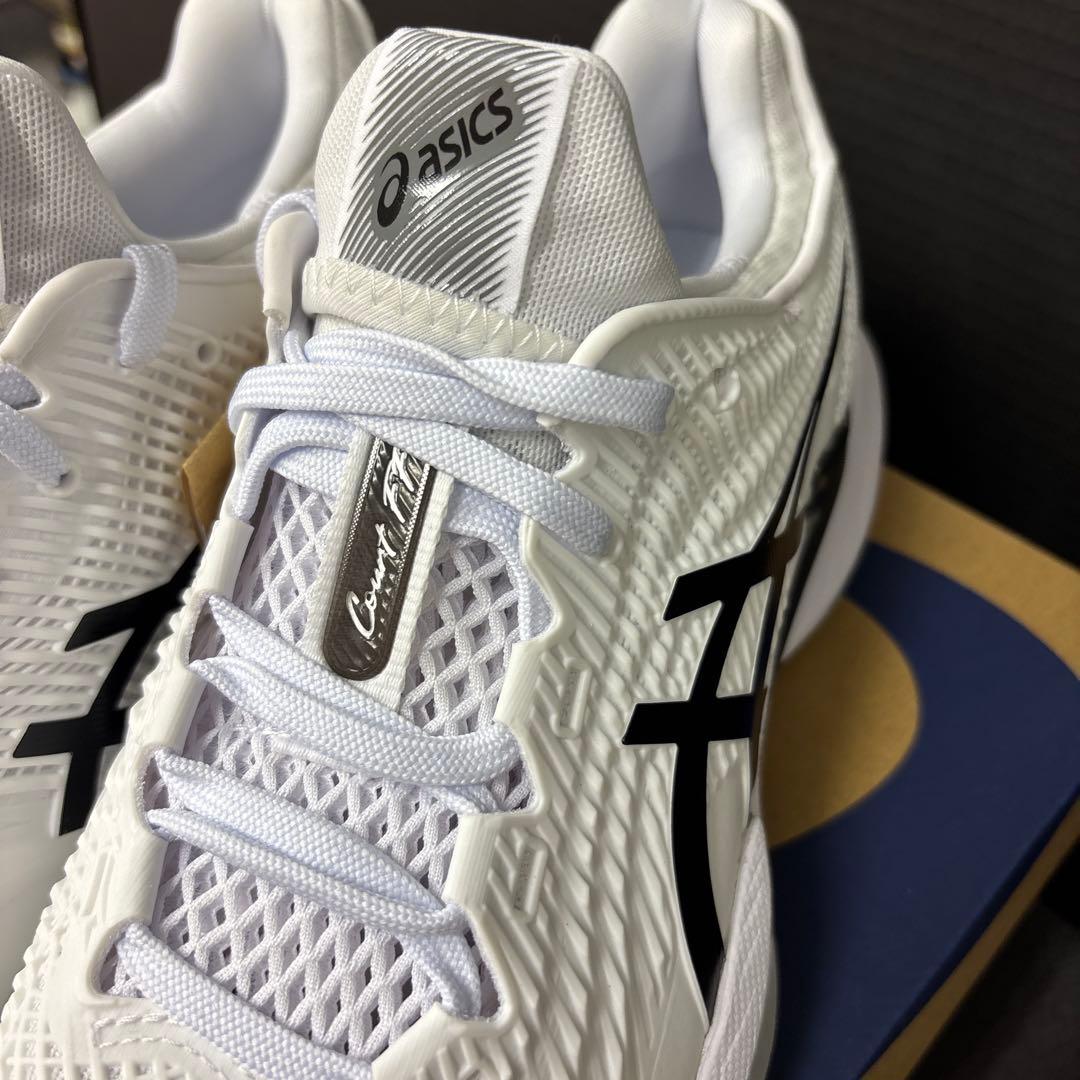 asics COURT FF 3 ホワイト/ブラック 25.5cmオール