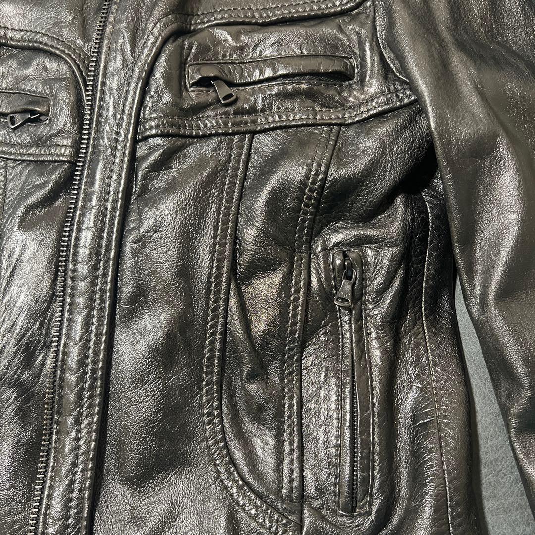 DOLCE & GABBANA ライダースジャケット サイズ46 デザイン変更