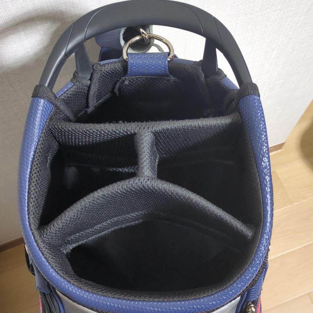 SRIXON スリクソン キャディバッグ レッド×ネイビー 4分割