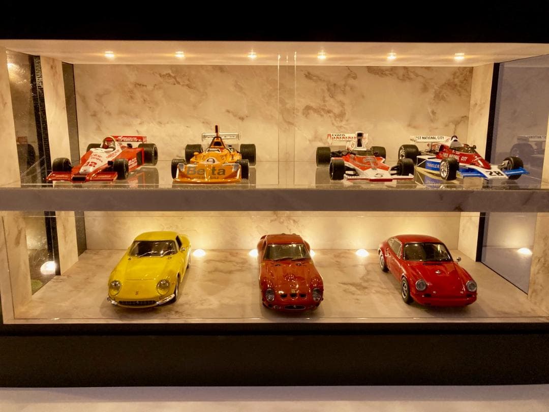 1/43仕様・Liberty Walk風・2層式ディスプレーBOX/ネオジオラマ