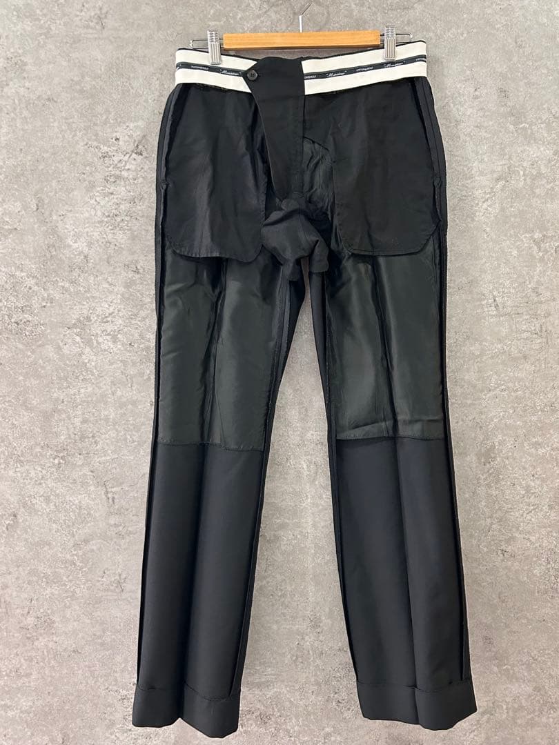 VIKTOR&ROLF スラックス 44 イタリア製 ウールモヘア 高級 美品