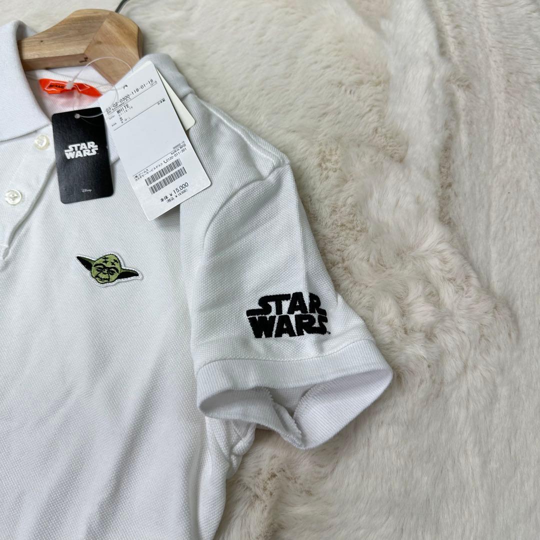 ✨新品未使用✨BEAMS GOLF×STAR WARS ヨーダ刺繍ポロシャツ S
