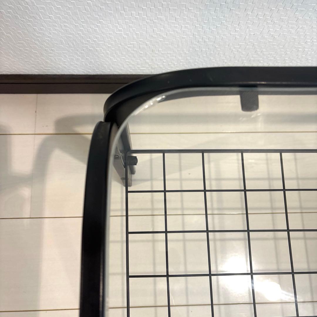 レトロ ガラステーブル センターテーブル アイアンフレーム