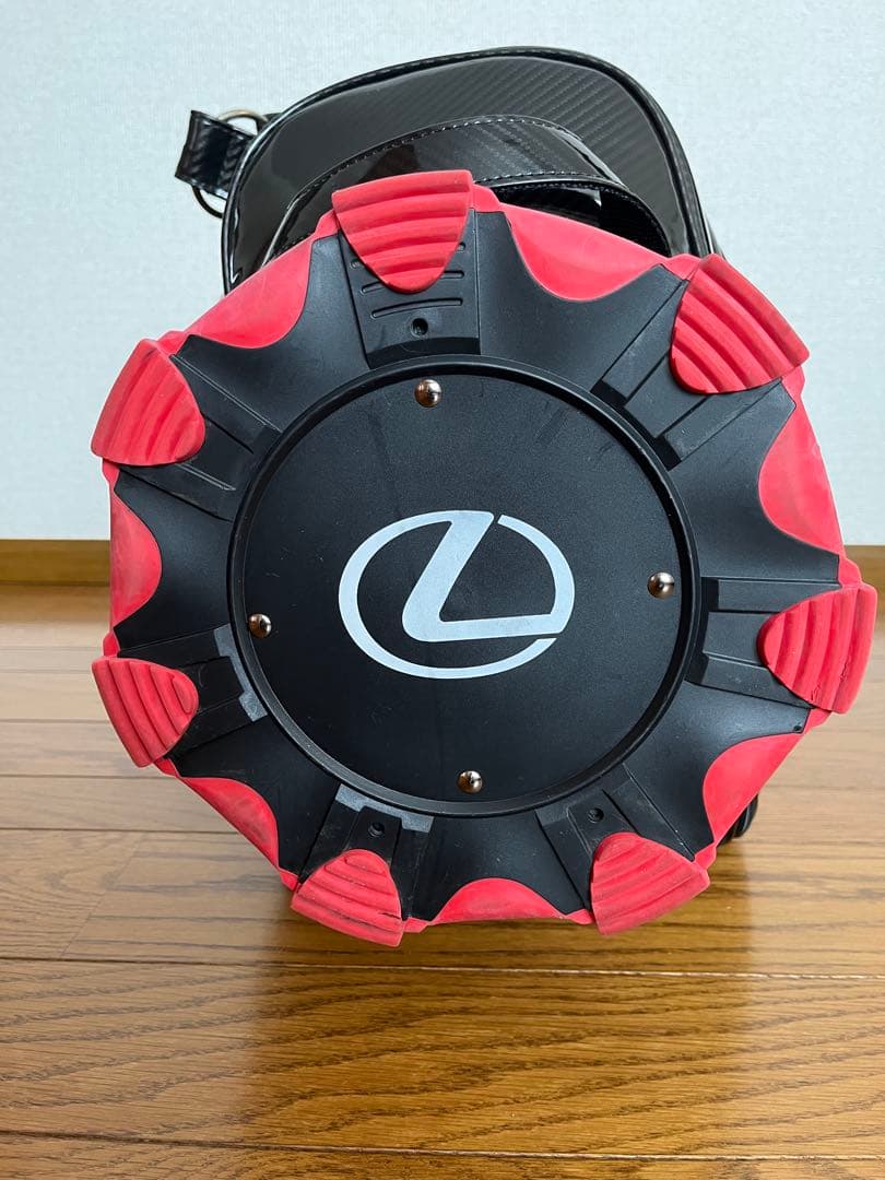Lexus キャディバッグ 3点式 黒/赤
