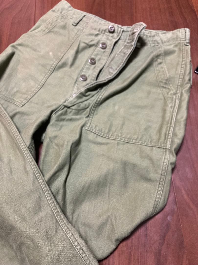 60s US ARMYベイカーパンツW30L33ビンテージオリジナル USA製