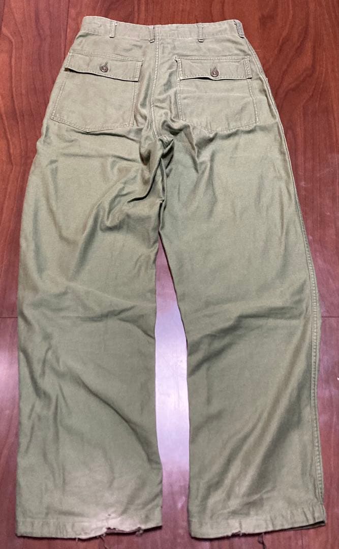 60s US ARMYベイカーパンツW30L33ビンテージオリジナル USA製