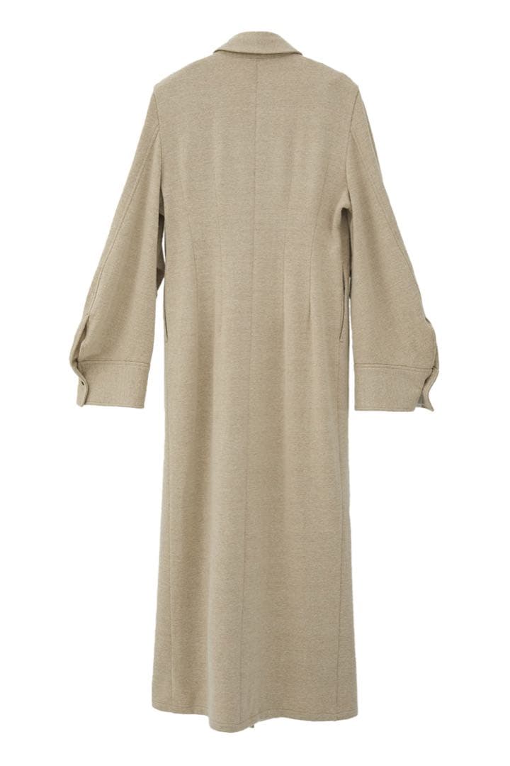 clane♡ POWER SHOULDER WOOL ONEPIECE