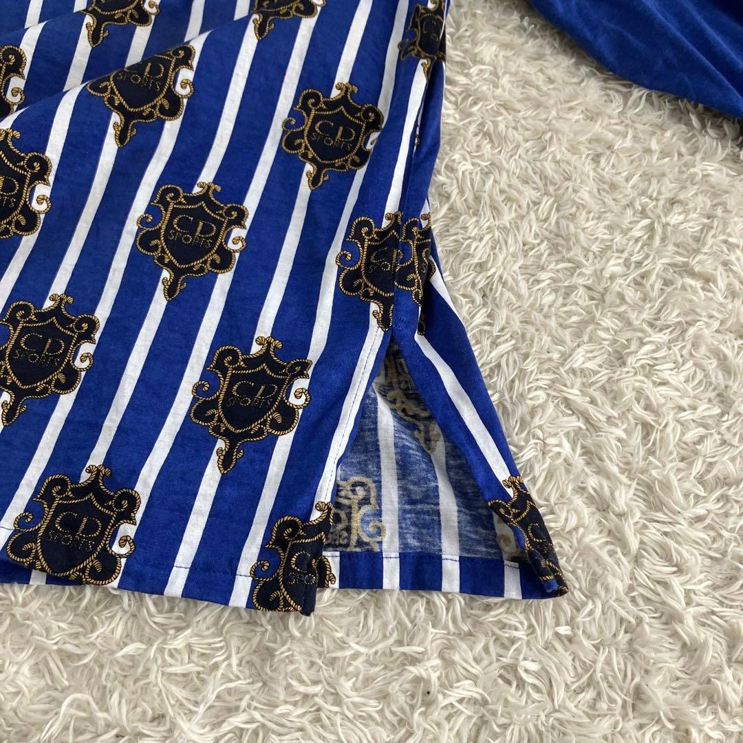 ディオール Christian Dior sports 総柄 長袖 ストライプ