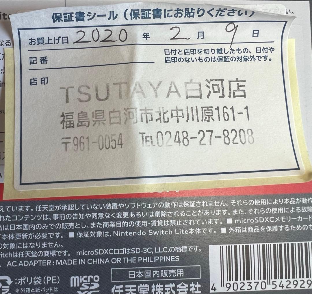 naonao Nintendo Switch Lite グレー　中古