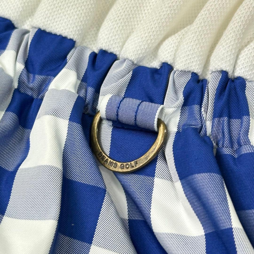 ✨美品✨BEAMS GOLF ギンガムチェック フレア ワンピース M