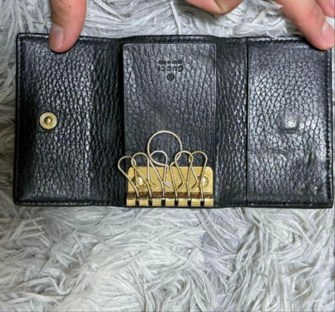 Gucci GGモノグラム レザーキーケース