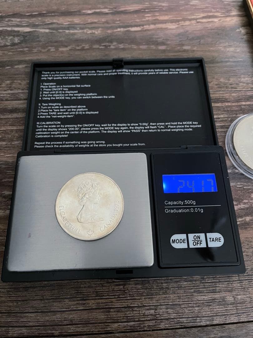 モントリオールオリンピック　カナダ銀貨　記念メダル