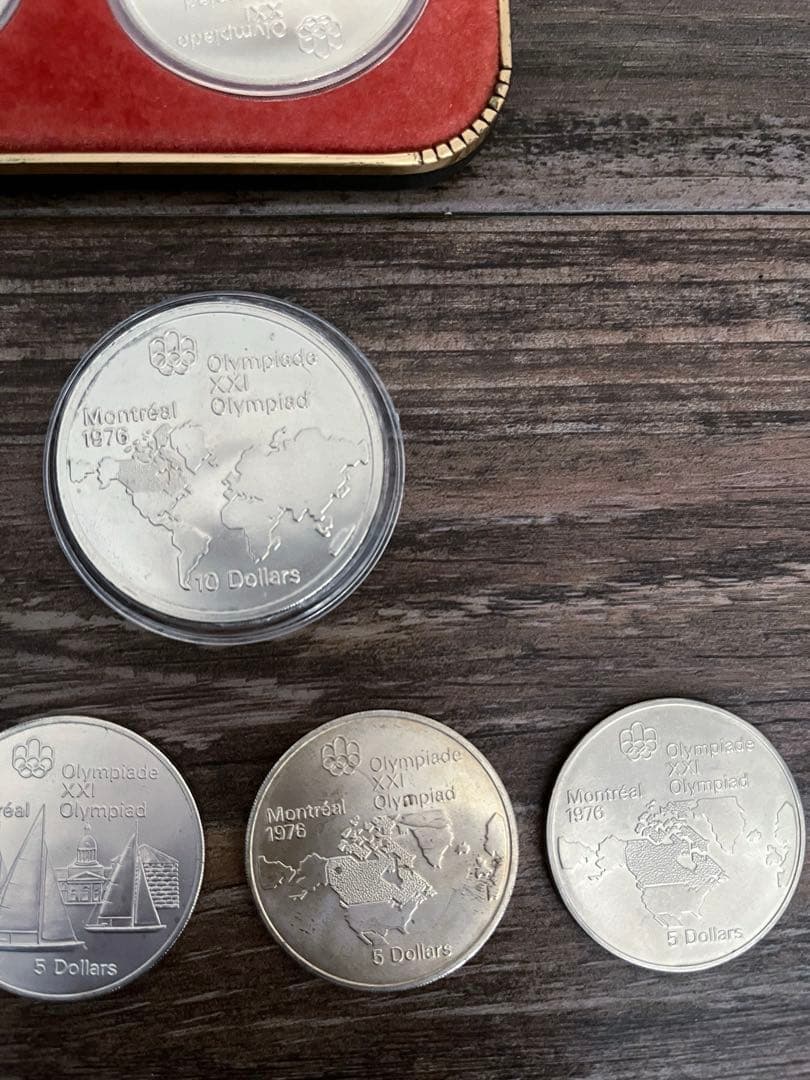 モントリオールオリンピック　カナダ銀貨　記念メダル
