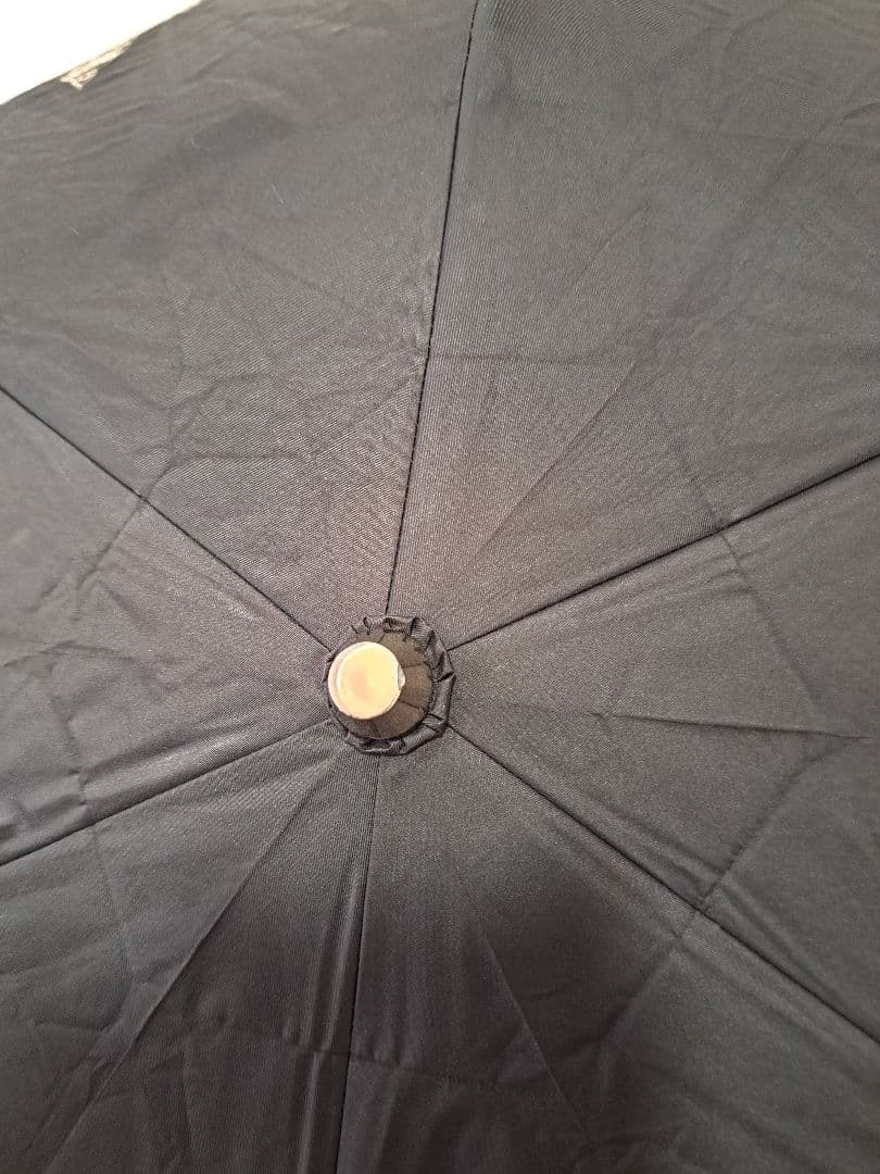 Aquascutum刺繍が可愛い 折りたたみ傘 晴雨兼用カバーなし