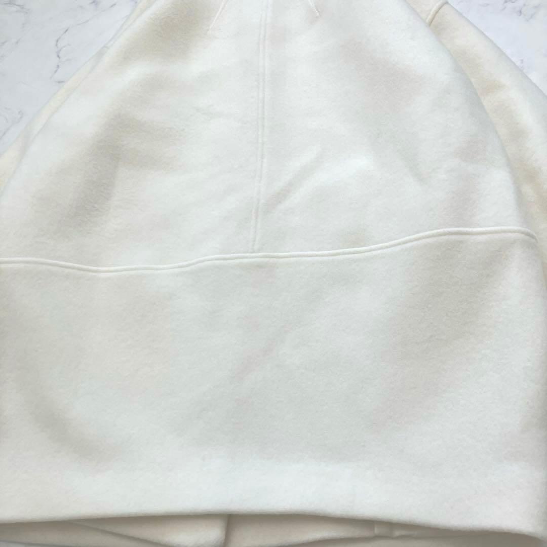 上質✨24AW ナノユニバース ウールカシミヤノーカラーミドル丈コート