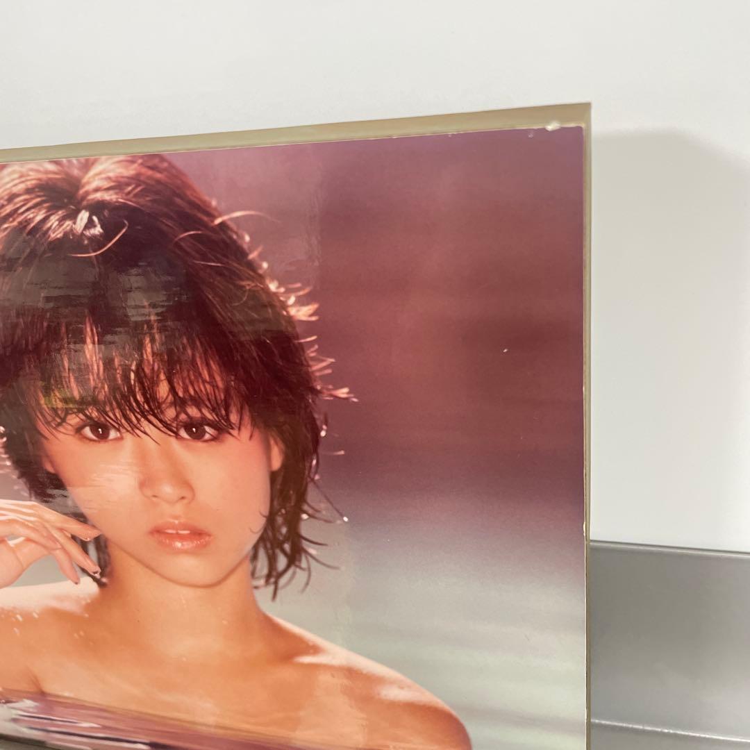 松田聖子 ユートピア ＬＰレコード 木製ボード付き