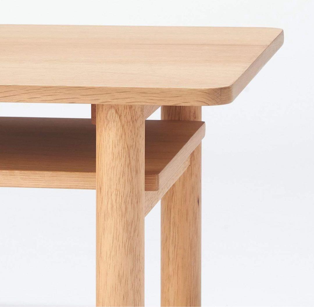 ☘️送料込⭐️美品⭐️廃盤希少⭐️無印良品⭐️木製ローテーブル⭐️オーク材