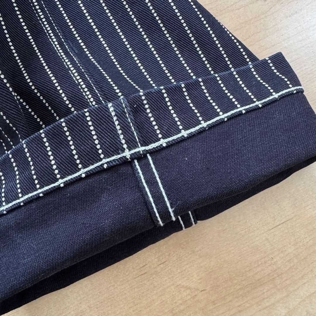 【新同品】VANSON（バンソン）クロスボーン刺繍　ウォバッシュ　ワークパンツ