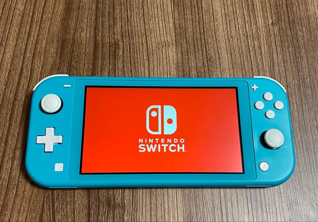 【美品】Nintendo Switch Lite ターコイズブルー　充電器付