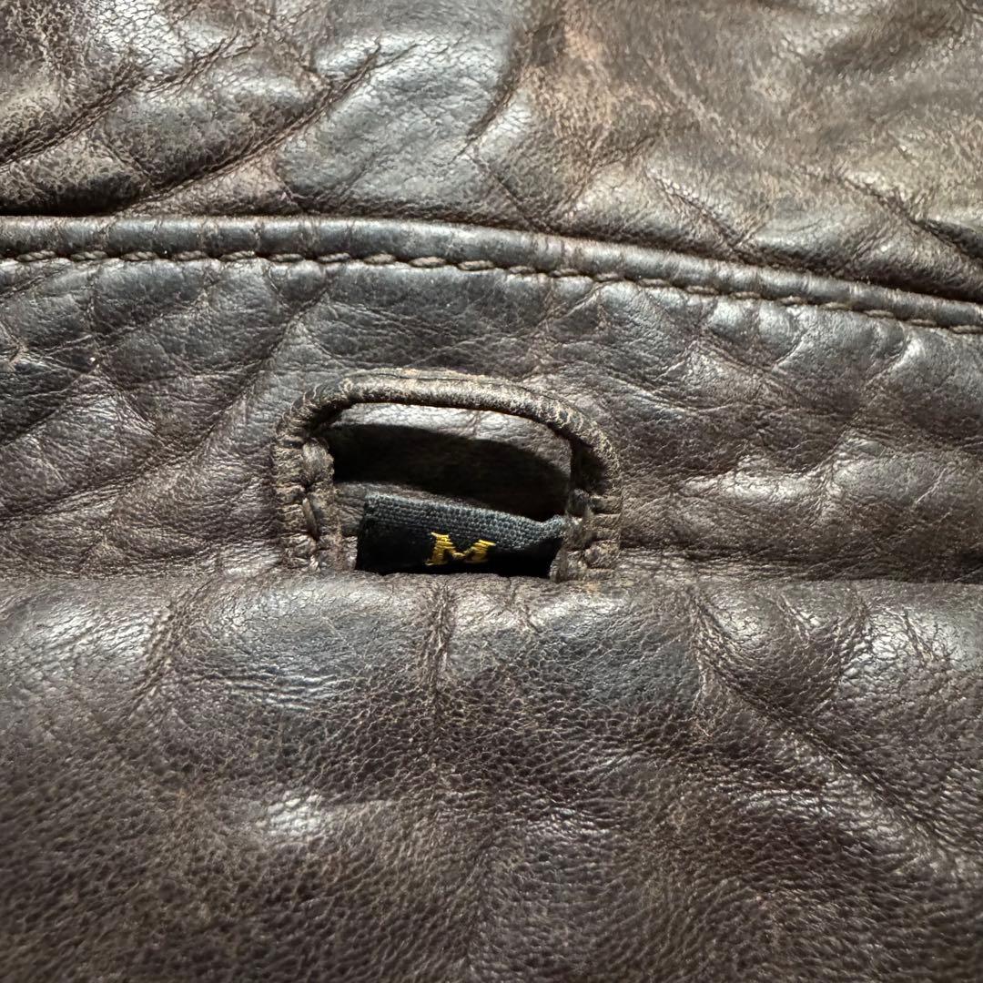 ジャケット・アウター 80s type A-2 M bomber leather flight jkt
