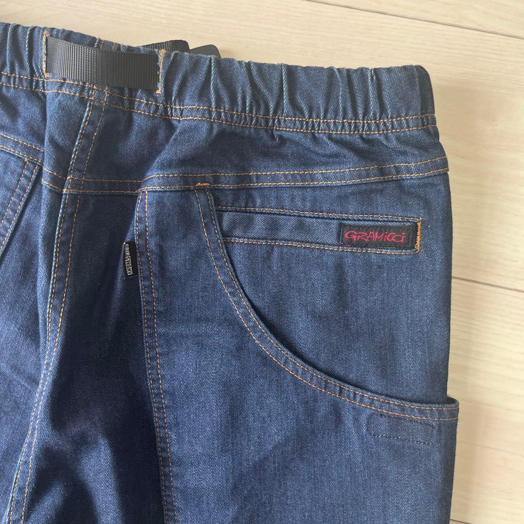 グリップスワニー×グラミチ コラボ ストレッチデニム ガーデンパンツ M