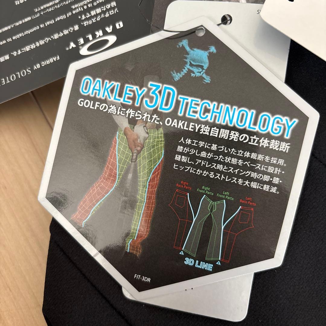 新品　オークリー　ゴルフ　メンズ　春〜秋　メンズ　テーパードパンツ　ブラック31