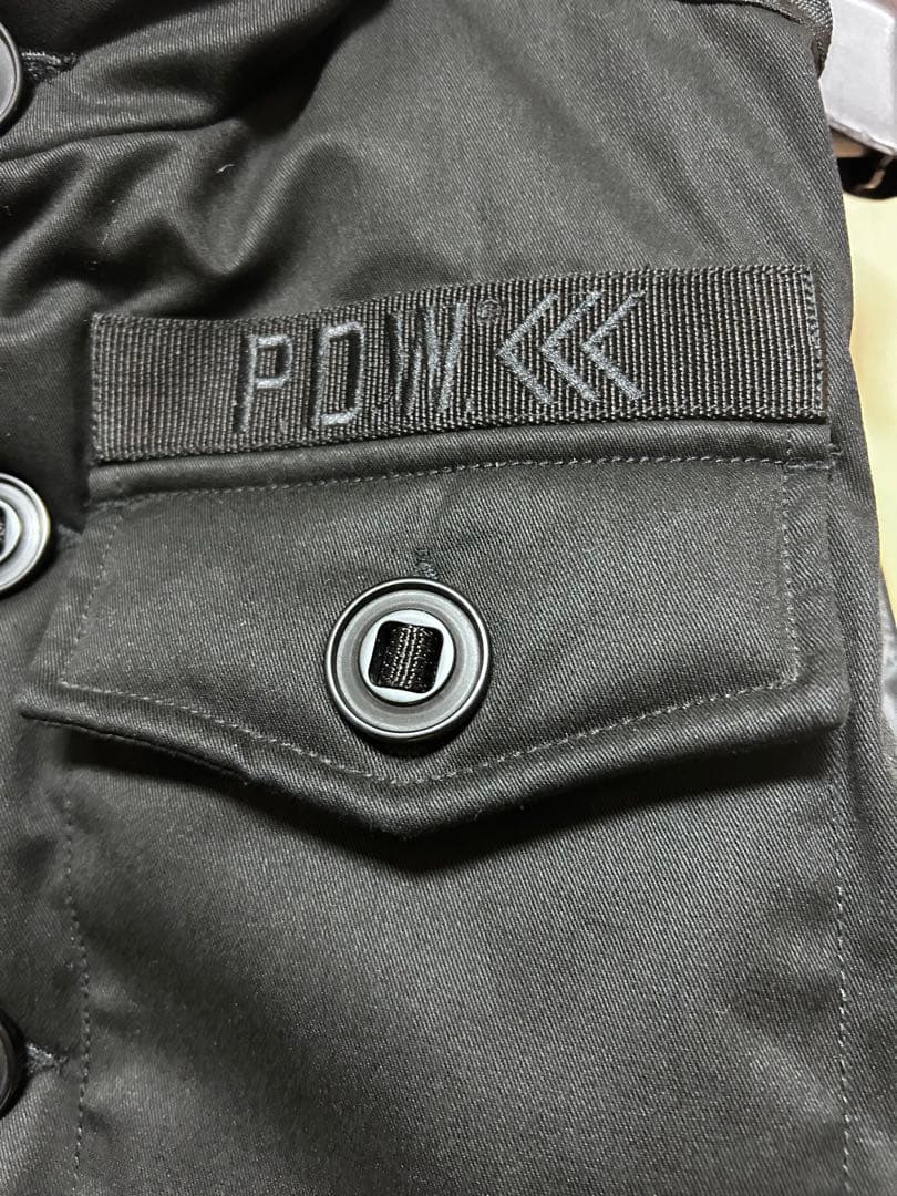 AVIREX PDW ブラック ミリタリーベスト中綿入り
