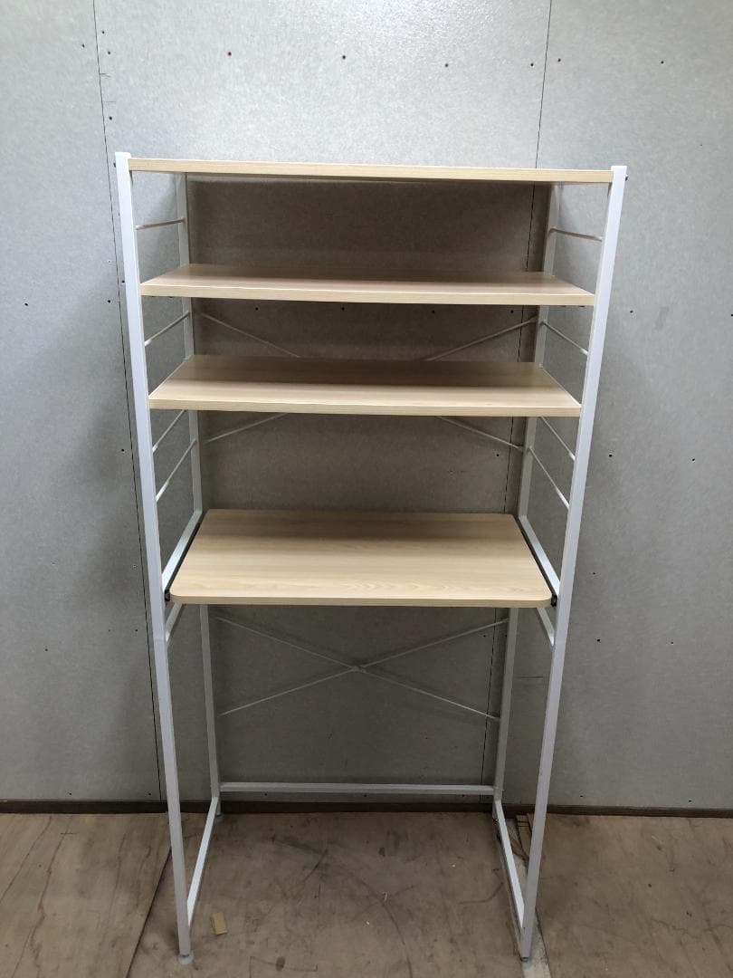 『大人気』可動式 天板 ゴミ箱 スライド 可動棚 幅80cm　250330-2