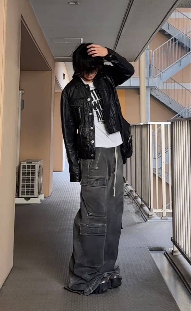 パンツ SS23\"rick owens\"double cargo jumbo belas