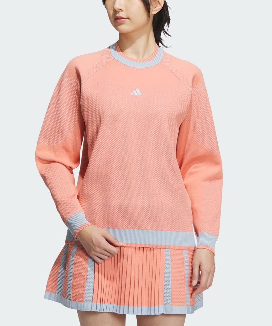 adidas PRIMEKNIT プルオーバー長袖セーター