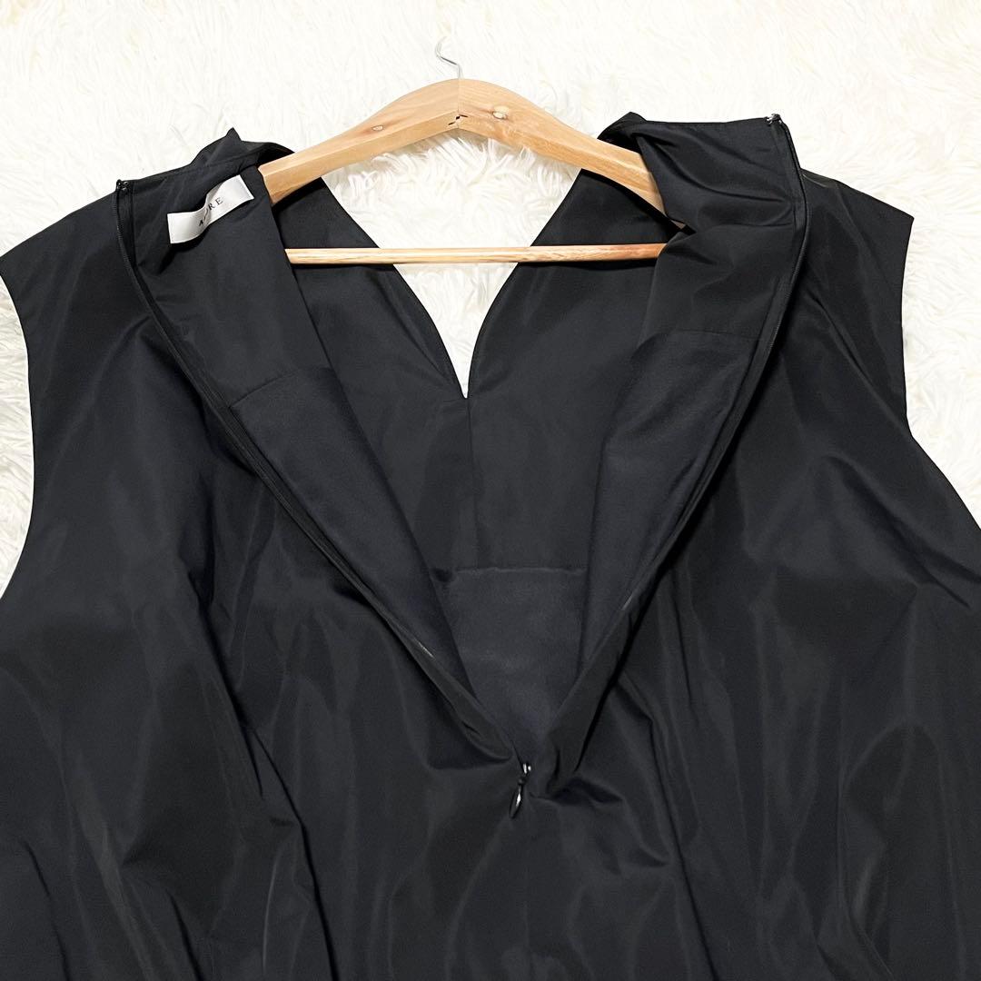 【完売品】24SS✨️美品 アドーア アルチザンタフワンピース ブラック 38
