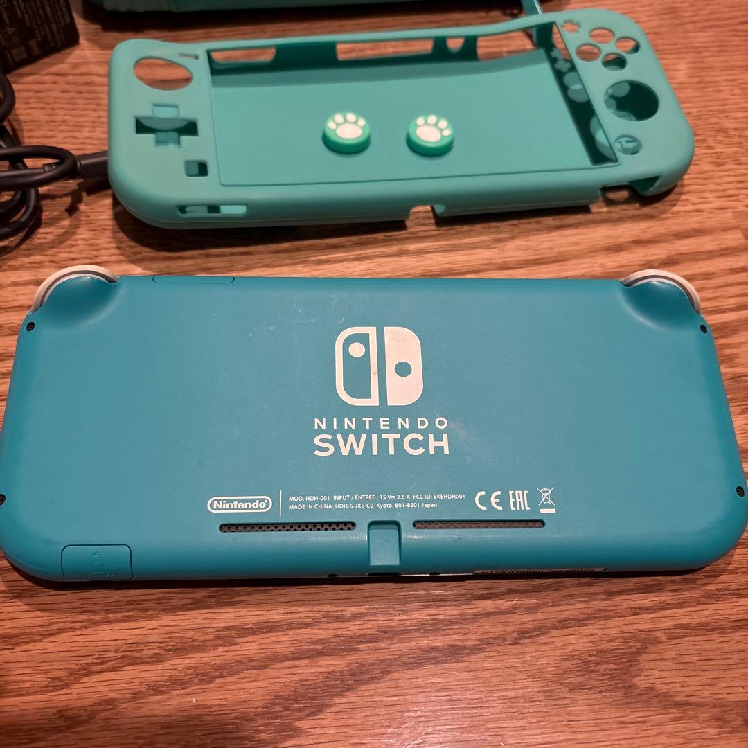 Nintendo Switch Lite ターコイズ 本体 充電器・ケース付き