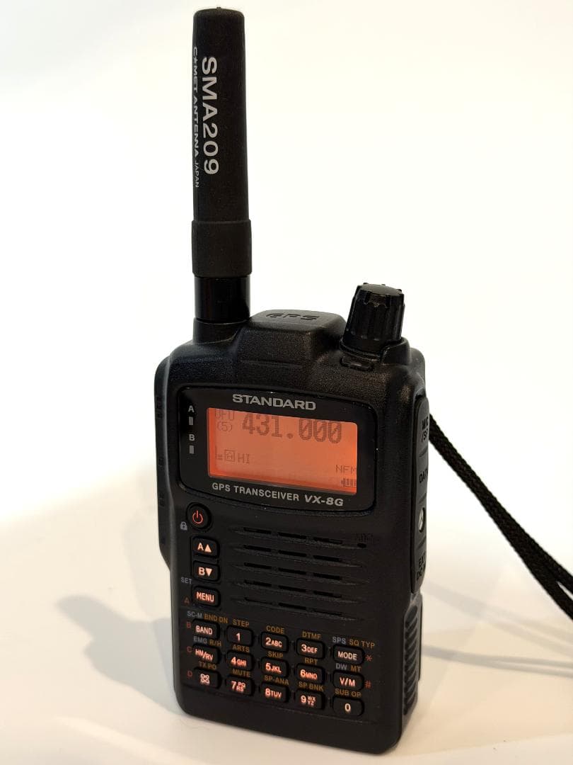 STANDARD VX-8G　144/430 MHz帯　GPS内蔵
