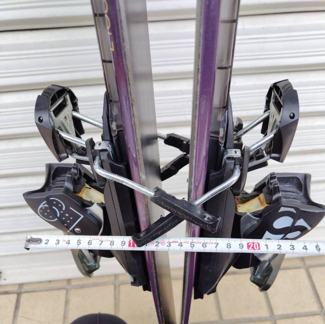 Salomon Focus ショートスキー板 135cm ビンディング・ポール付
