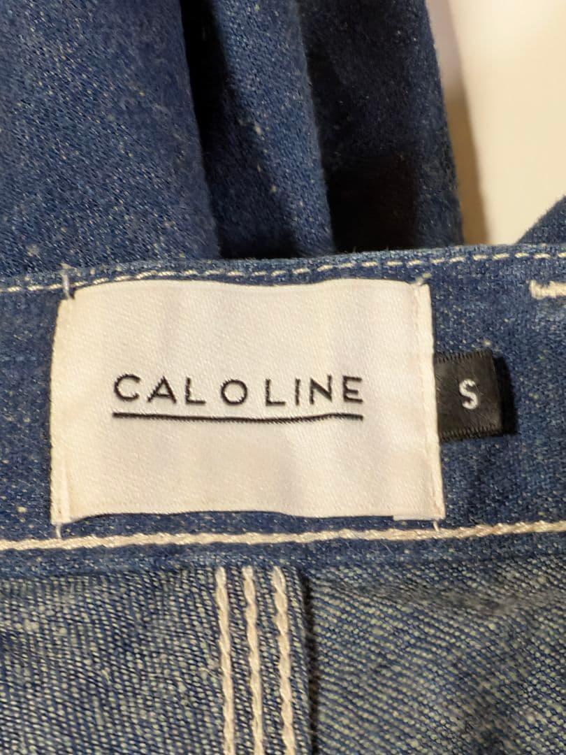 日本製 CAL O LINE キャルオーライン　バレルペインターパンツ　Ｓ