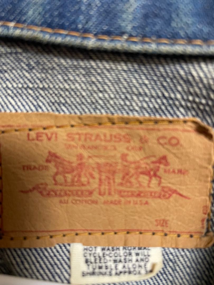 Levi's デニムジャケット インディゴ bigE