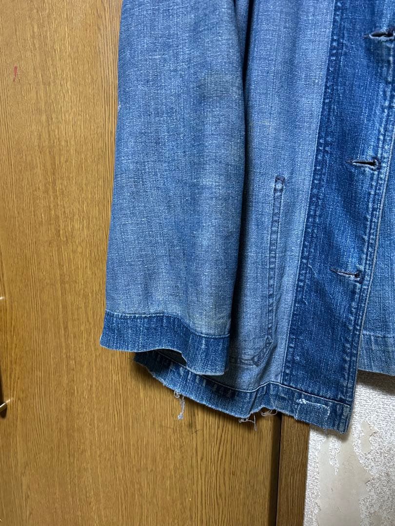 ジャケット・アウター 40s US NAVY SHAWL COLLAR DENIM jacket