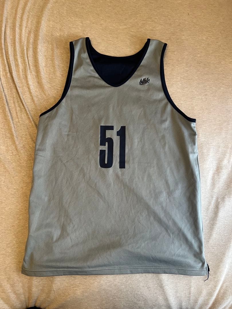 ballaholic リバーシブルタンクトップ M ネイビー ×グレー