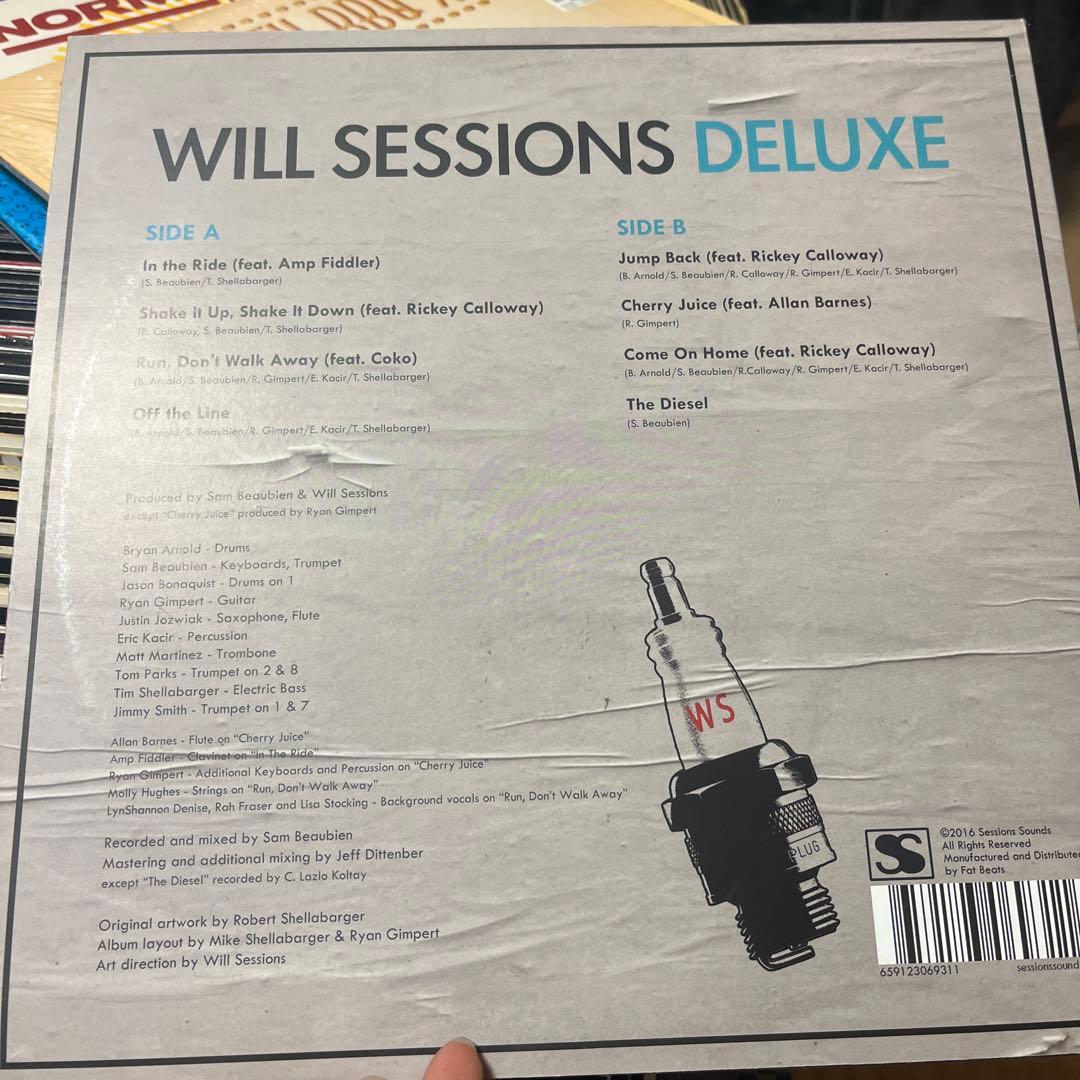 WILL SESSIONS DELUXE レコード