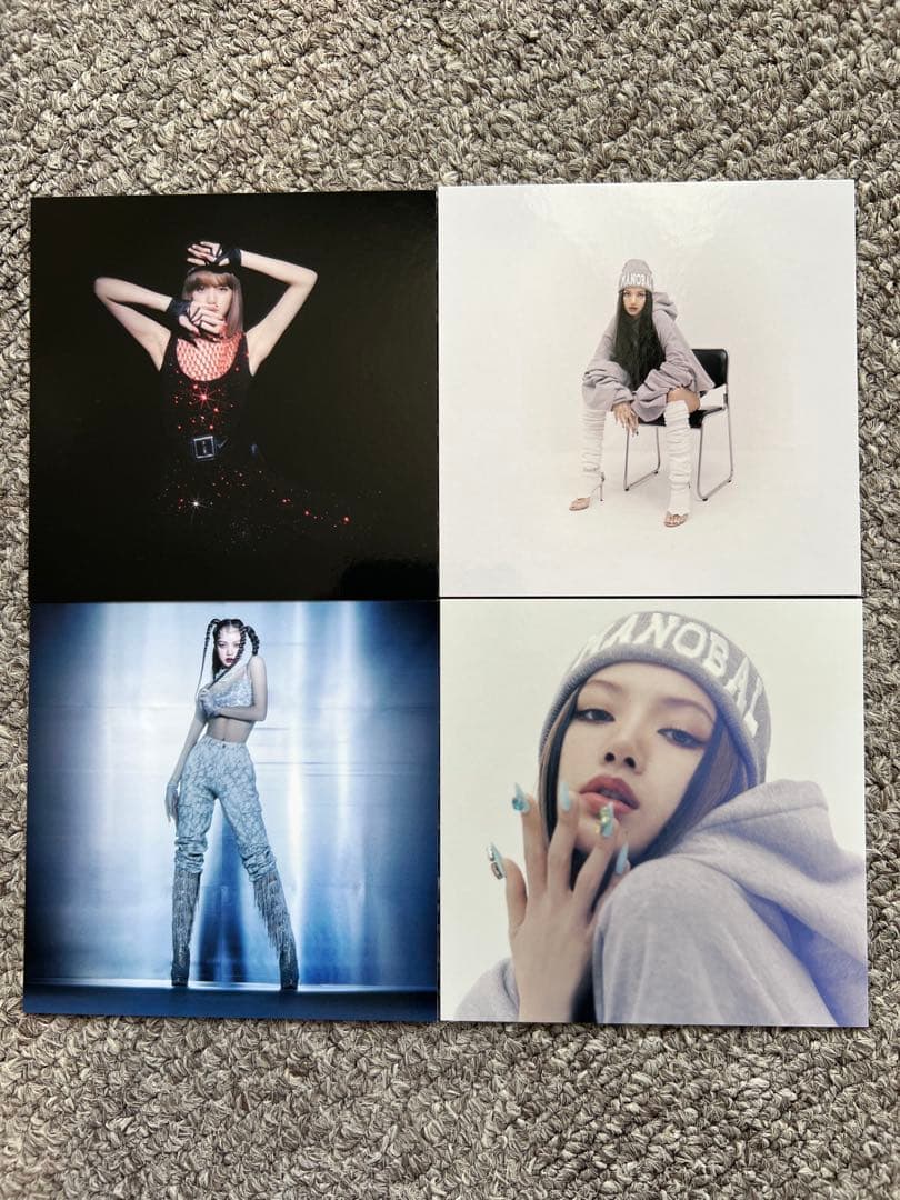 BLACKPINKリサFIRSTSINGLEALBUMフォトカード付き✨3セット