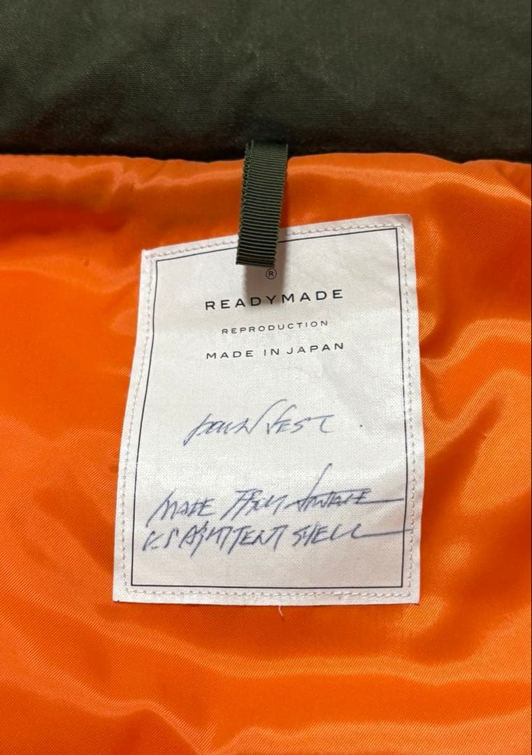 DOWN VEST 1 VINTAGE COTTON サイズ2