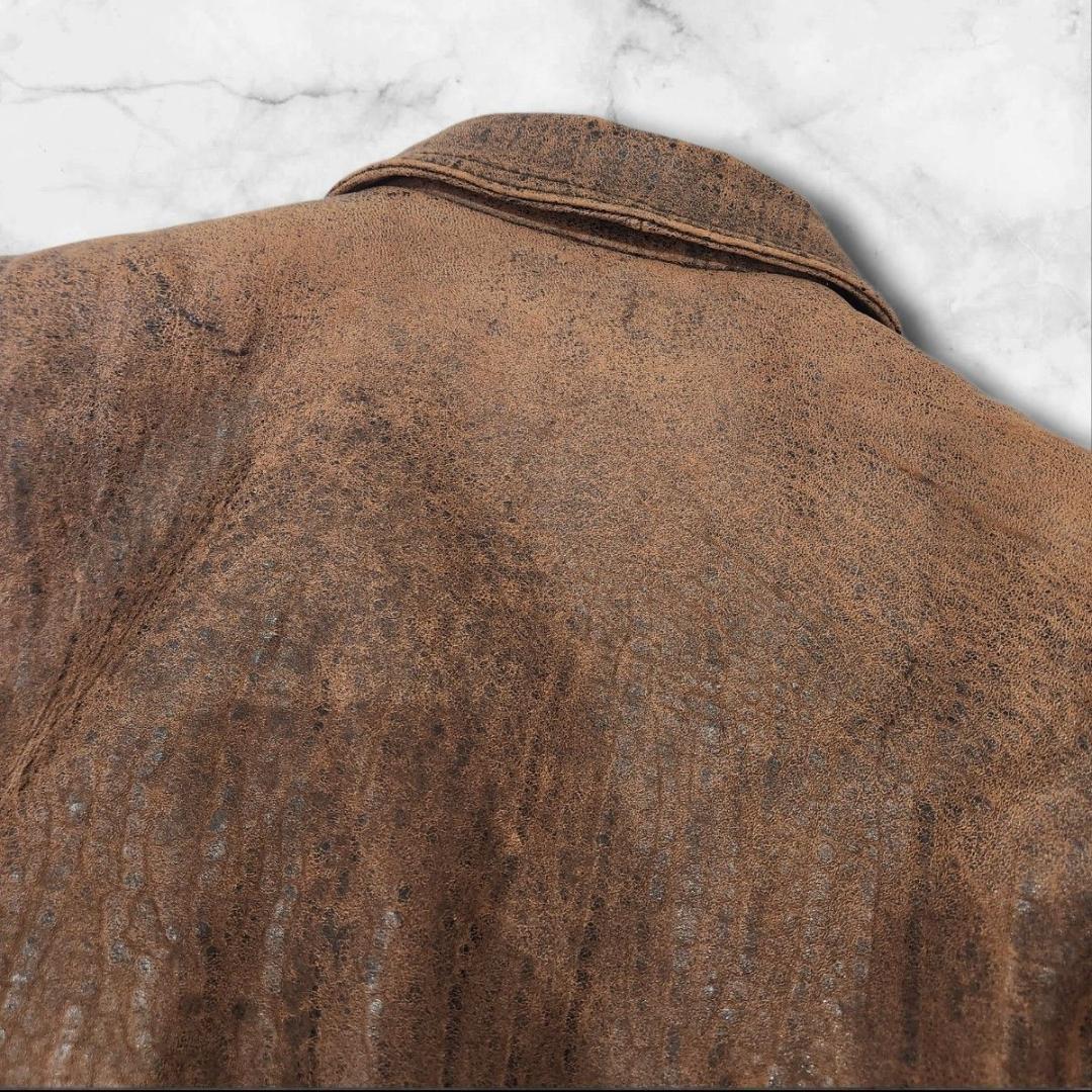 vintage A-2 Flight Jacket Sheepskin 短丈 茶