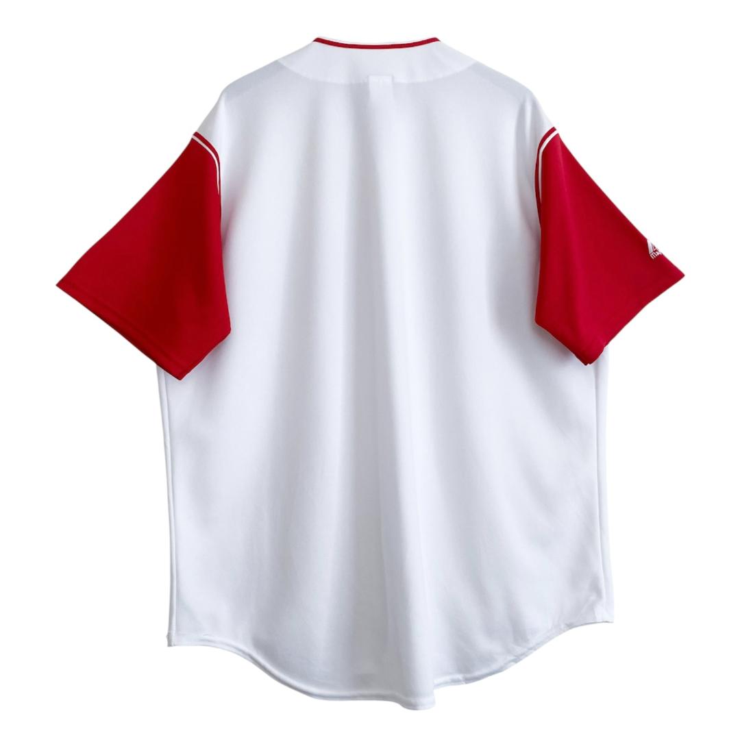 MLB ロサンゼルス・エンゼルス majestic ベースボールシャツ 海外古着